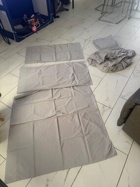 Soft Gray Sheet Set - Neutral Bedding